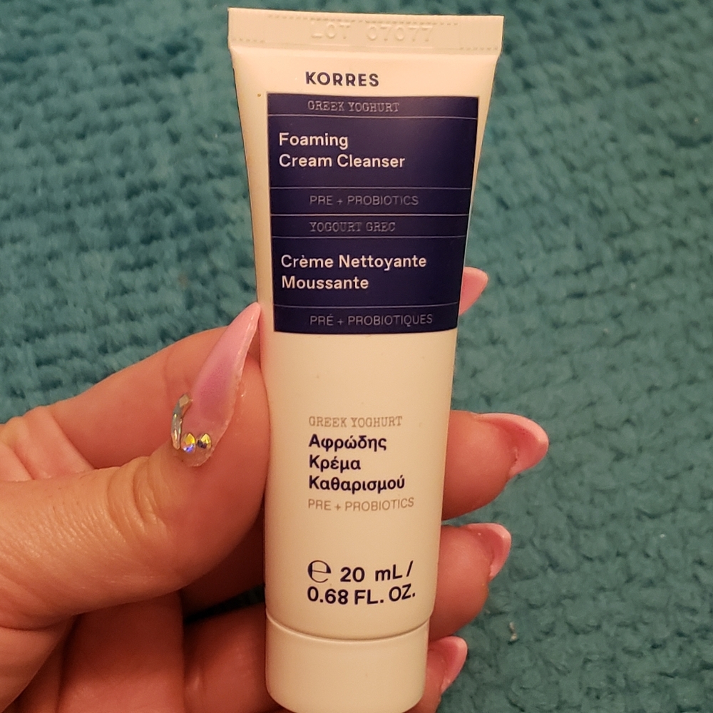 3/$15 Korres Greek Yogurt Foaming Cream Cleanser